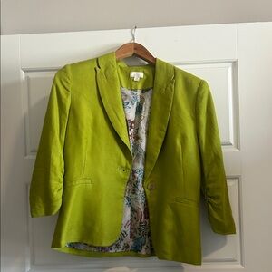 Jules & Leopold Bright Green Blazer